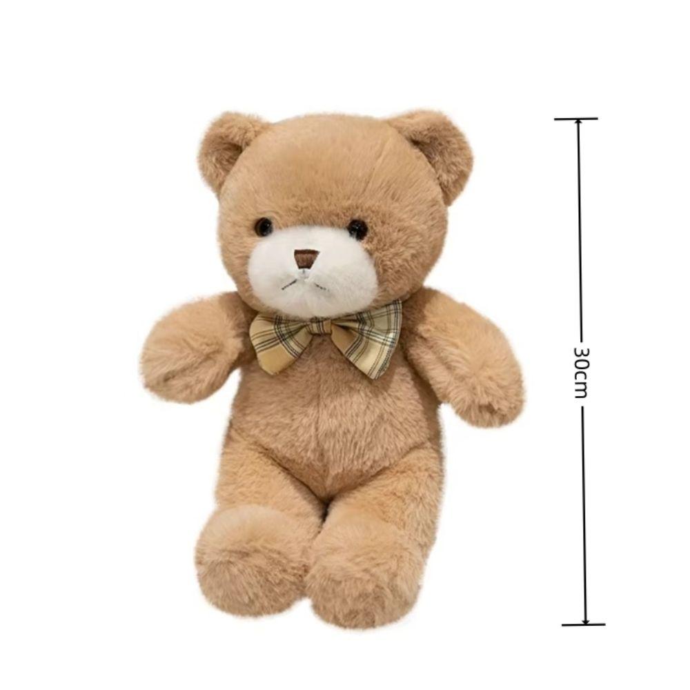 30CM Hug Bear Doll Super Soft Pillow Teddy Bear Cute Bear Doll Plush Toy  Home Living Room Bedroom
