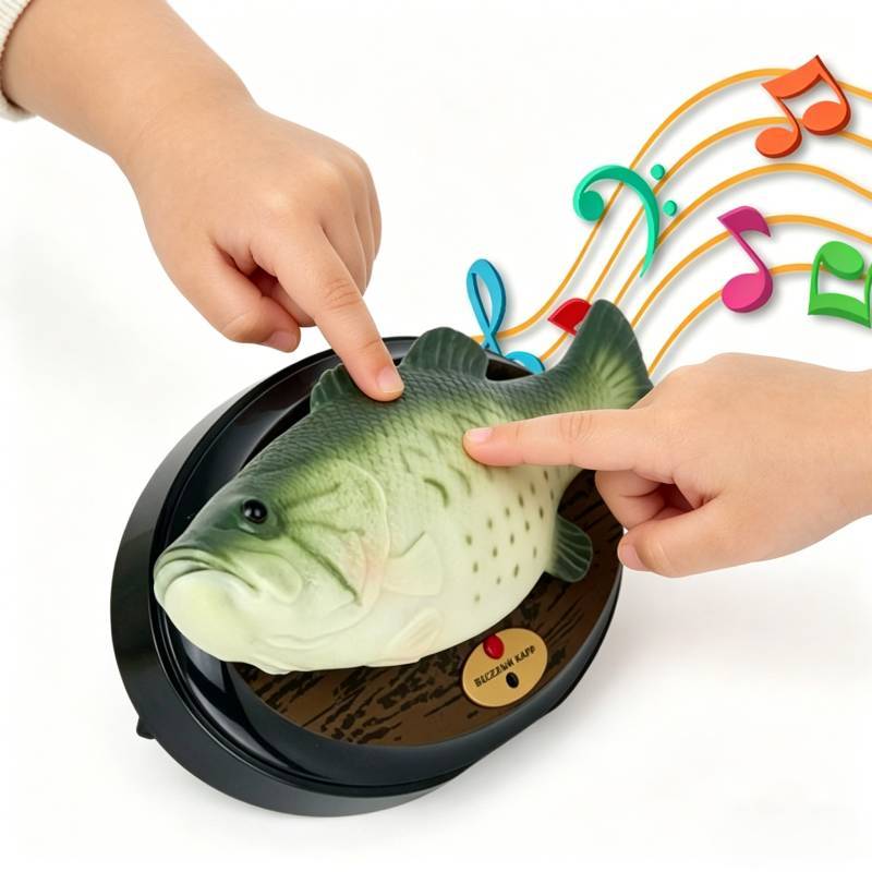 Realistic Moving Electronic Fish Toy With Singing And Dancing For Childrens Play
