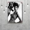 Mfoever Tin Sign Sarah Vaughan Retro Vintage Tin Sign Poster Decorative Plaque Metal Plate Wall Decor