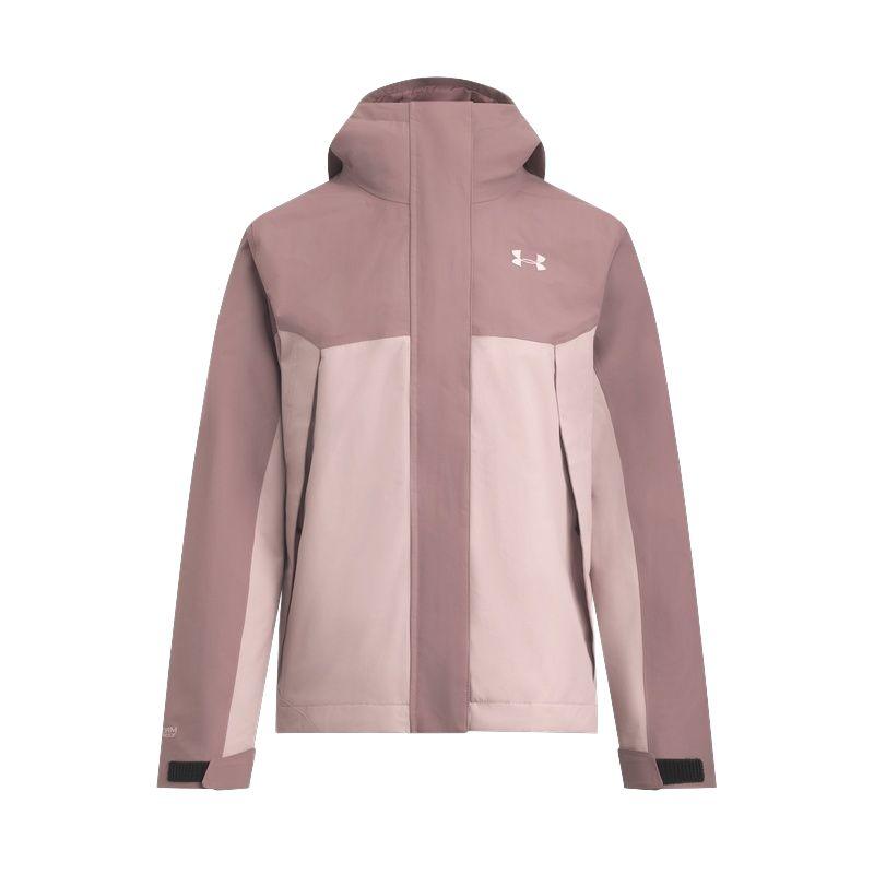 Куртка Under Armour женская, темно-красно-фиолетовая, модель 651, с капюшоном, средней толщины, цвет 6001978-651. S