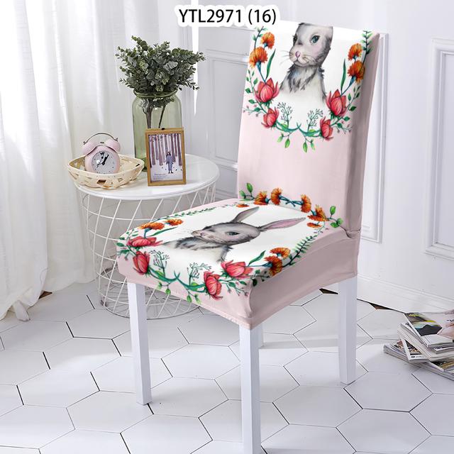 Animal Style Chairs Covers Cover For Dining Chair Cat Pattern Elastic Chairs Covers Case Stretch Home Removable Chair