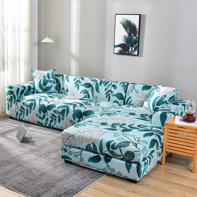 Please Order 2Pieces If Is L-shaped Corner Chaise Longue Sofa Cubre Sofa Elastic Couch Cover Stretch Sofa Covers for Living Room