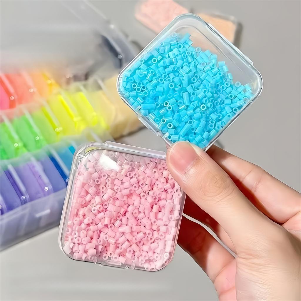 5sets (30 Small Inner Boxes +1 Large Outer Box=1 set) Bead Storage Nano Bead Accessory Storage Box Diamond Bead Transparent