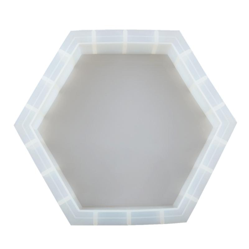 Groß Medium Klein Harzform Upgrade Sechseckige Silikonform zum Konservieren von Blumen DIY Hochzeits- Valentinstagsgeschenke