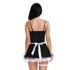 European and American Sexy Lingerie Sexy Perspective One-piece Hot Maid Maid Cosplay Uniform Suit