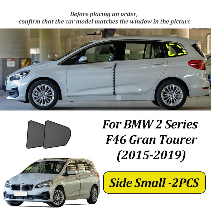 LINNUNU For bmw 2 series Gran active tourer f45 F46 Magenetic Car Sunshade Windshield Curtain Side Window Protection accessories F46 Side Small-2PCS