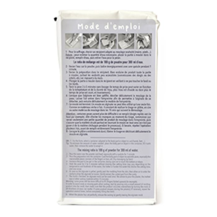 Molding Alginate - GRAINE CRÉATIVE - 500 Gr - Ultra Fast - Body Impressions - Food Impressions