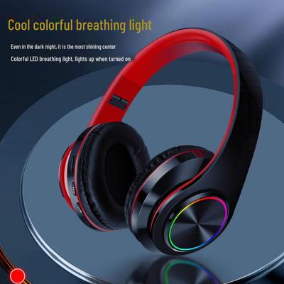B39 Kabelloses Bluetooth-Headset: Sportlich, einziehbar, lange Standby-Zeit, bunte Lichter, faltbar.