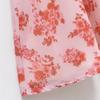 2025 Spring/Summer Women's Sweet Slim Fit Printed Dress - Round Neck, Short Sleeve