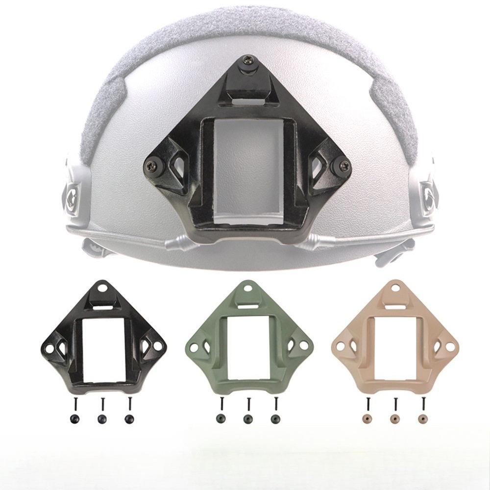 Tactical Helmet Frame NVG Shroud Aluminum Alloy 3 Hole Skeleton Mount ARC Rail Adapter for FAST MICH Helmet Accessories