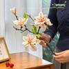 Magnolia Flower Table Arrangement - Faux Floral Centerpiece for Home Decor