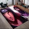 Uchiha Itachi Theme Illustration Square Area Rug, Non-Slip Floor Mat for Bedroom, Perfect Gift for Itachi Fans.chl