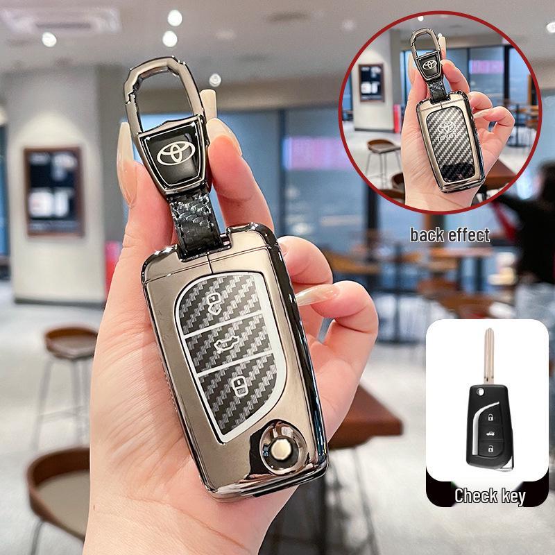 Key Covers Compatible with Toyota Corolla, Levin, Reiz, RAV4, Highlander, and Wildlander