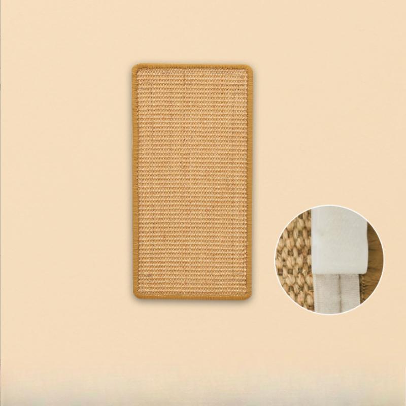 

Натуральный сизаль коврик-когтеточка для кошек, горизонтальный коврик-когтеточка для кошек, защитный коврик для дивана и ковров 30x60cm