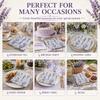 Lavender Floral Paper Napkins 40Pcs 2-Ply Table Napkins for Tea Party Wedding Birthday Decor