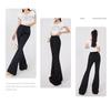 2024 Women's High-Waisted Bowknot Flared Casual Pants - New Summer Loose Slim Wide-Leg Style
