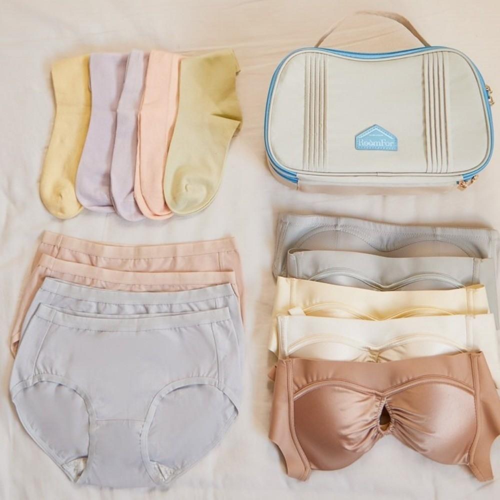 Portable Underwear Storage Bag Sorting Bag Lightweight Bra Organizer Bag Waterproof Large Capacity Intimate Clothing Bag Travel