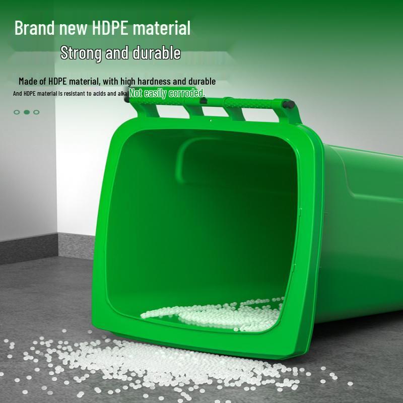 Heavy-Duty 240L Outdoor Waste Bin with Lid