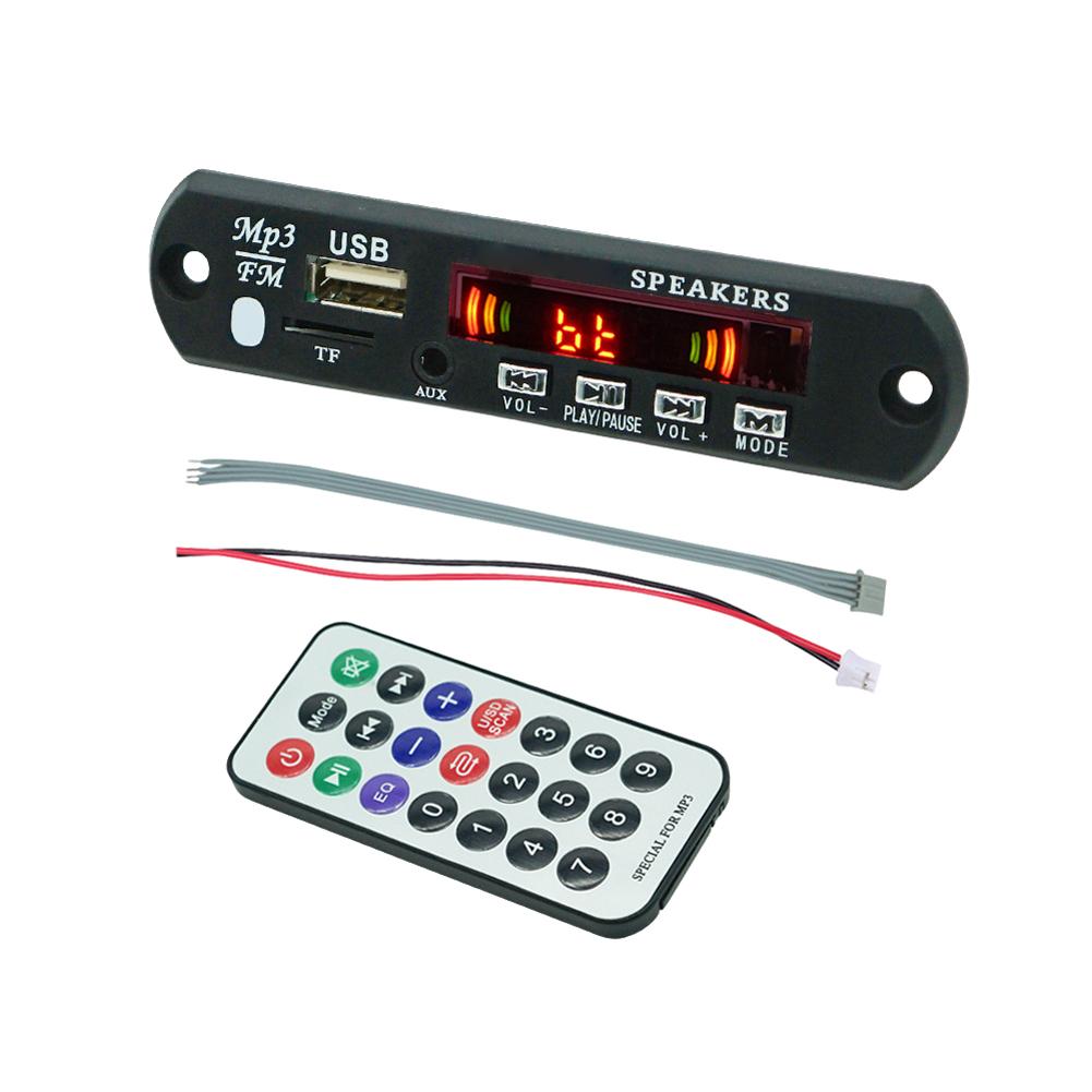 

Автомобильный декодер MP3 WMA Bluetooth-совместимый 5.0 USB TF FM-радио модуль (5v) #F