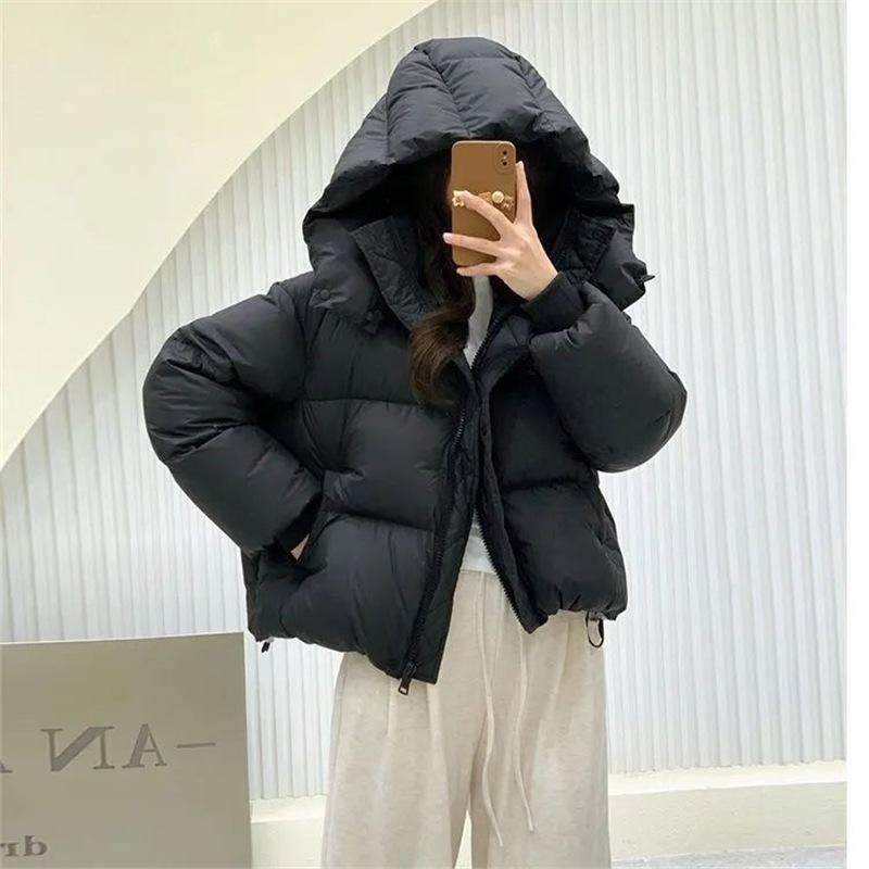 Parkas Women Winter Down Cotton Jacket Coat Ladies Hooded Outwear Parka Thick Cotton Padded Female Overcoat
