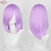 40cm Medium Basic Anime Cosplay Wig Bang Blond  Black White Red Pink Green Brown Gold Blue Heat Resistant Synthetic Hair Wigs