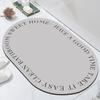 Modern Simple Household Diatom Mud Mat Bathroom Non-slip Mat Toilet Toilet Easy To Dry Absorbent Foot Mat