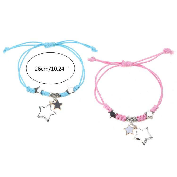 Couples' Bracelets Set Star Charm Wrist Bangle Trendy Wristwear Fashion Jewelry