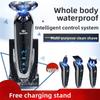 Electric Shaver with Rechargeable Feature, Fully Washable, Intelligent Digital Display, Multi-purpose Beard Trimmer
