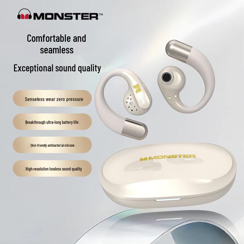 Monster X02 Open-Ear Sport Bluetooth Earphones