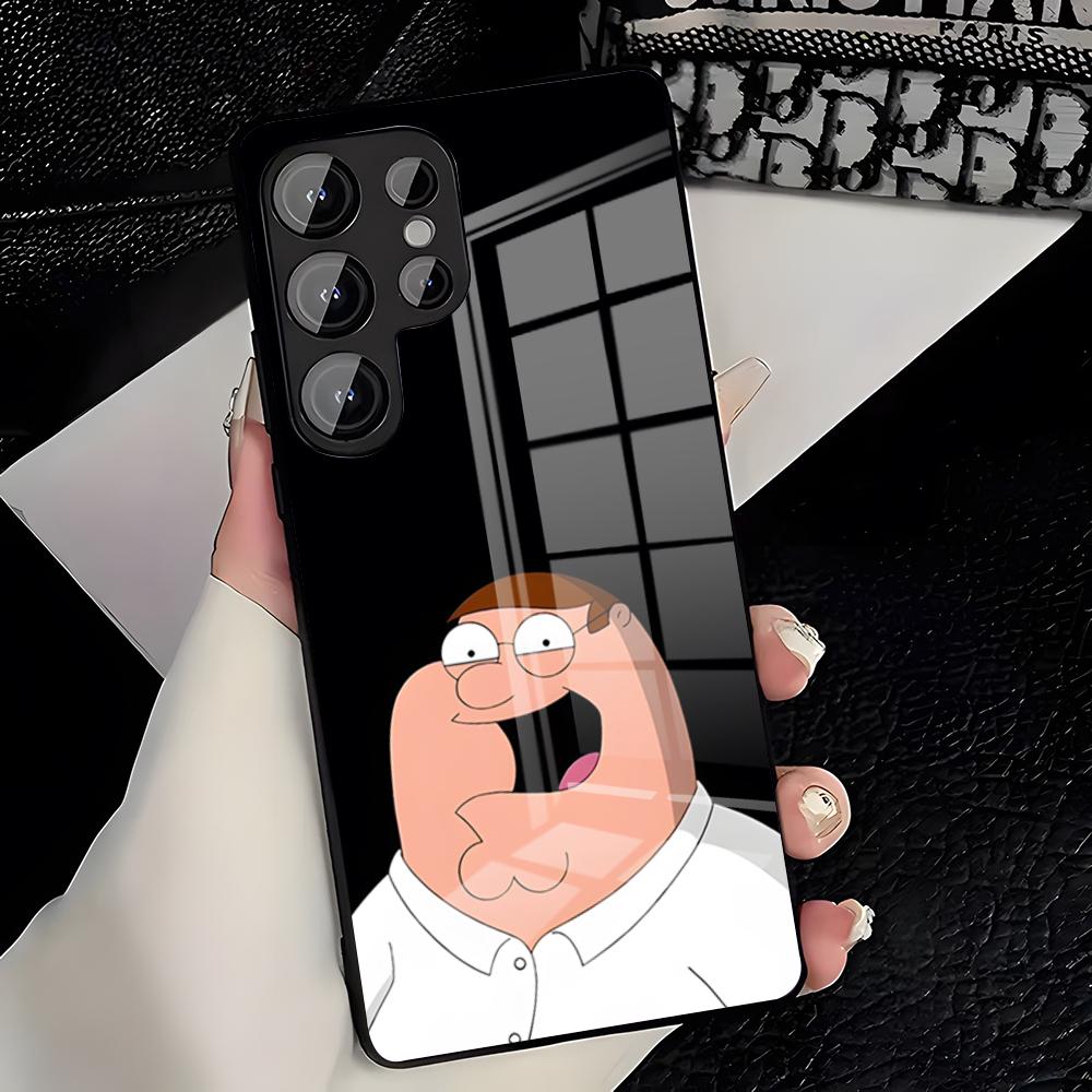F-Family Funny Guy Phone Case For Samsung S26 S25 Plus S20 S20 Plus S22 Ultra S23 FE S21 Plus S21 Ultra Glass Cover