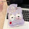 Baizi'en Cute Cartoon Flocking Hot Water Bottle