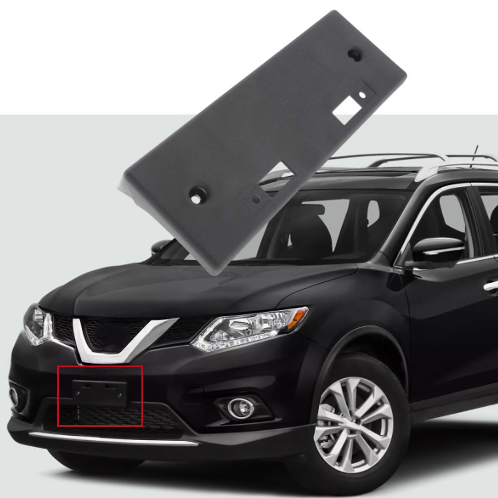 962104BA0A NI1068117 Car Front Bumper License Plate Bracket Holder Mount Frame For Nissan Rogue S SL SV 2014 2015 2016 License Plate Covers Frames 6