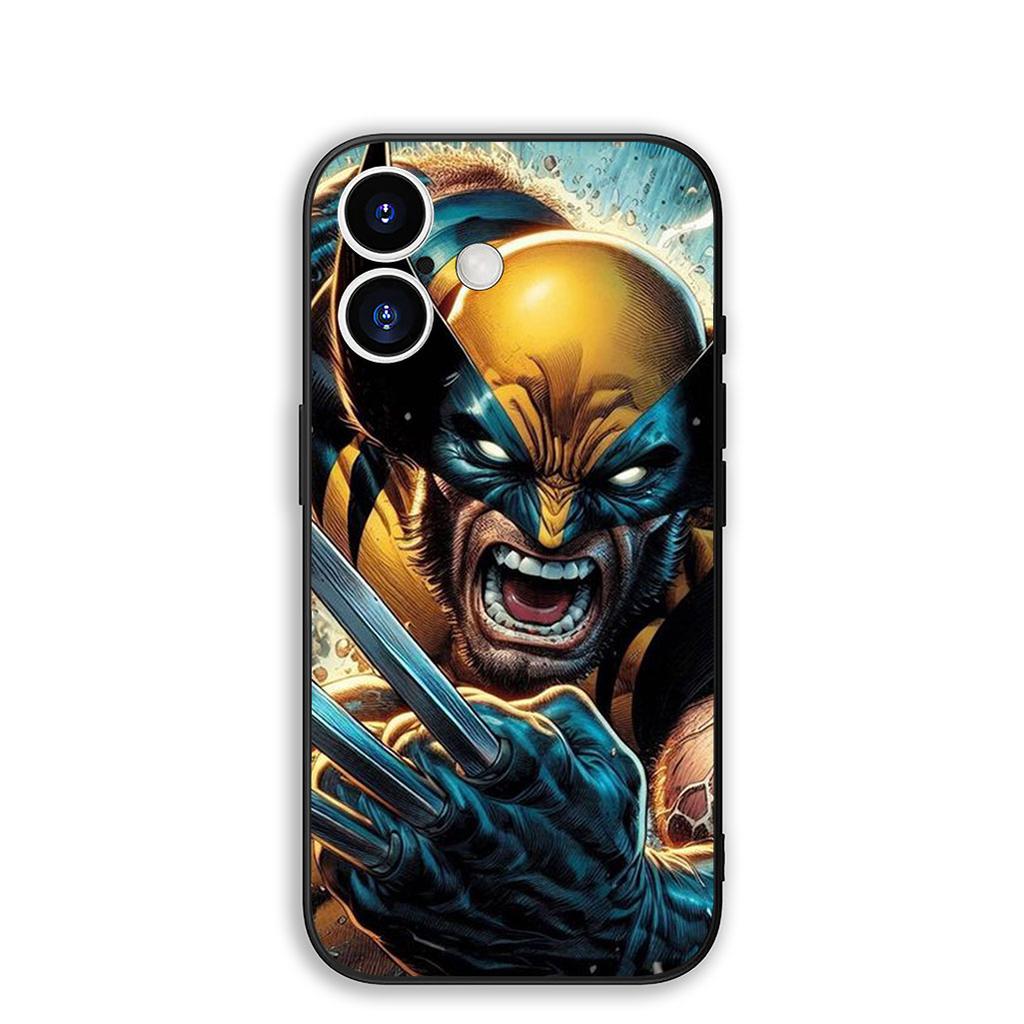 Cover for Apple iPhone 17 16 Plus 13 12 Pro Max Mini X XR Xs ProMax 16E 15+ 17+ Air Phone Case Wolverine Marvel Deadpool