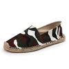 Scarpe da Uomo e da Donna in Tela e Lino Resistenti all'Usura: Scarpe da passeggio slip-on traspiranti, fatte a mano, casual