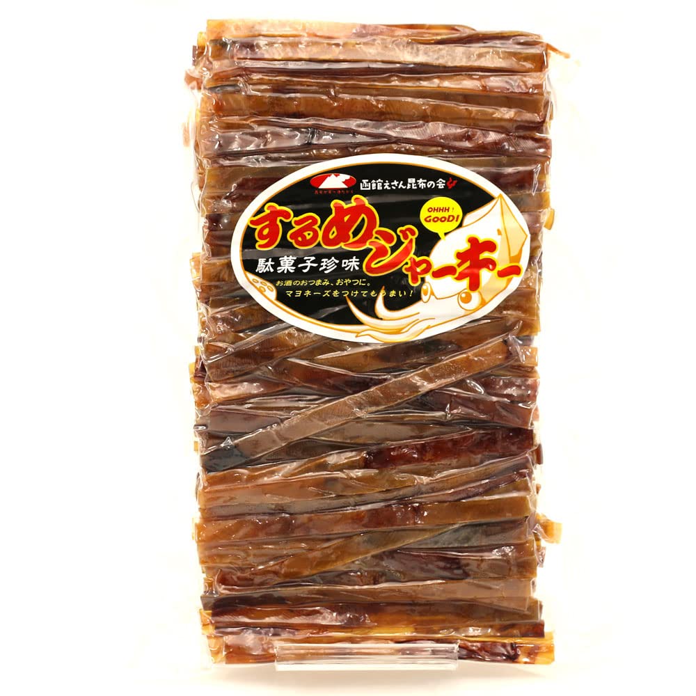 Hakodate Esan Kombu Association Dried Squid Jerky 500g Large Quantity Surume Squid Ika Snack