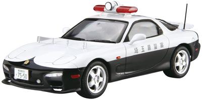 Aoshima Bunka Kyozaisha The Patrol Car Series Mazda FD3S Type IV Patrol Car 1998 Plastic Model Molding Color 1/24 No.8 RX-7