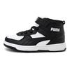 Puma Rebound Joy Little Kid Black White Kids Sneakers 374688-01