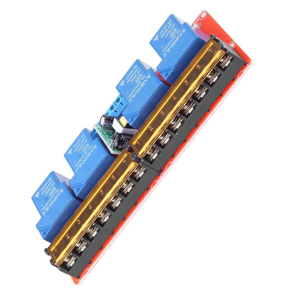 4 Channel Relay Module, Compatible for Relays AC 100V To 250V 30A, Perfect Relay