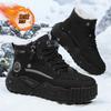 Snow boots winter new velvet warm outdoor fur integrated sub-zero cold-proof cotton shoes