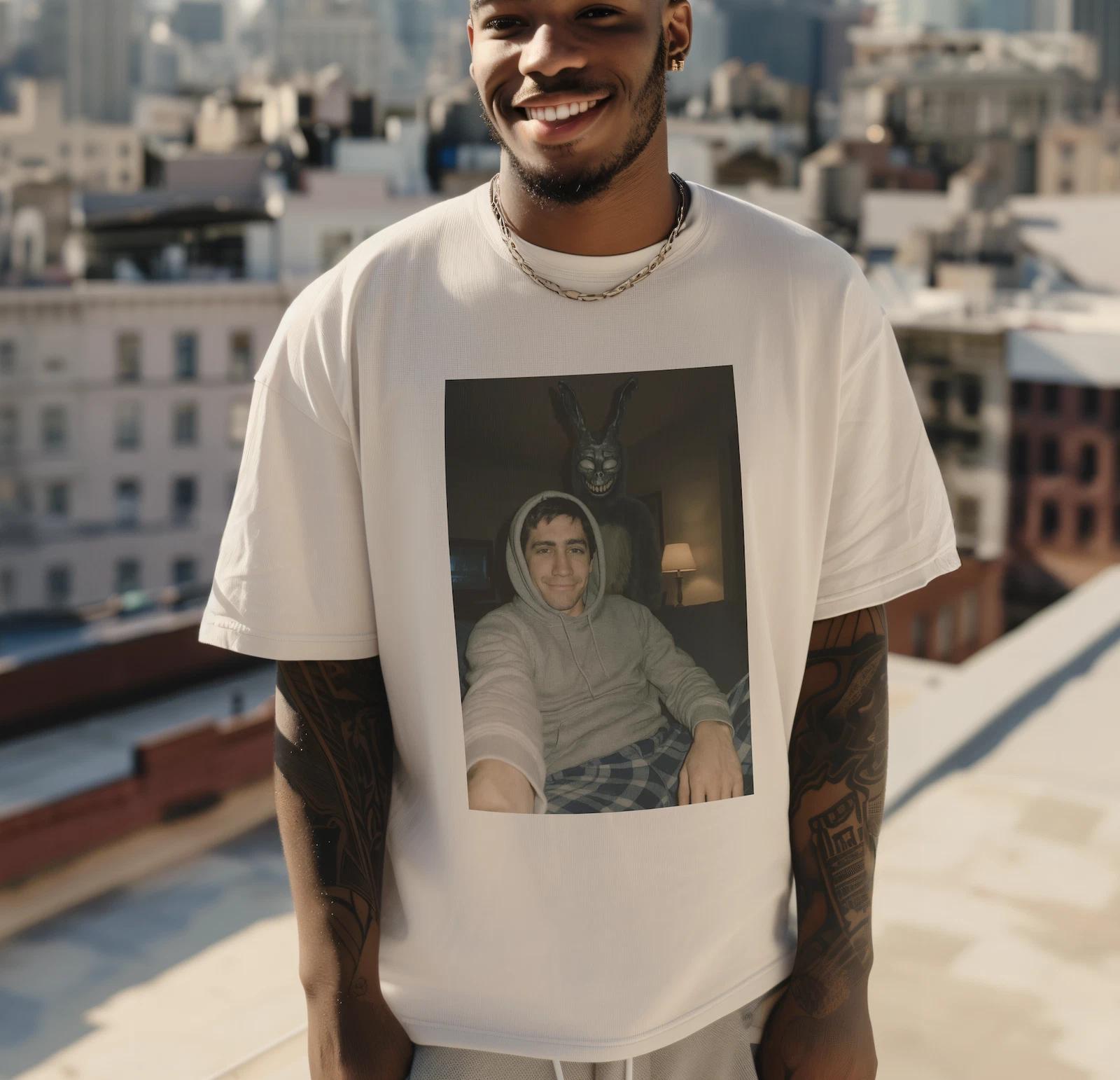 Футболка Donnie Darko Проснись Фрэнк Кролик Селфи Джейк Джилленхол Кино 2000-х 4XL