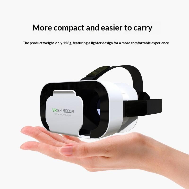3D Glasses Breathable Sponge Pad Comfortable Long Wear Virtual Reality Goggles for Most Phones for Party Gaming Use