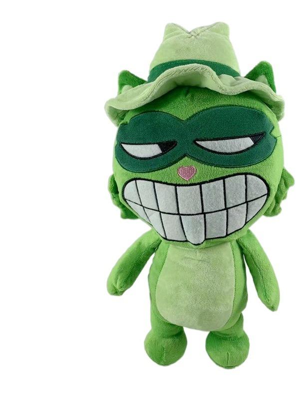 28CM Kawaii Happy Tree Friends Plush Toy Anime HTF Flippy Stuffed Dolls Soft Pillow for Kids Birthday Christmas Gifts