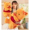 Leaf Pooh Maple Bear Plush Toy Cartoon Stuffed Doll Bedroom Decoration Kids Gift
