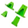 4Pcs Plastic Fabric Tube Maker Sewing Rolling Assistant Tool For Clothing Making Bedding Knitting And Crochet Project