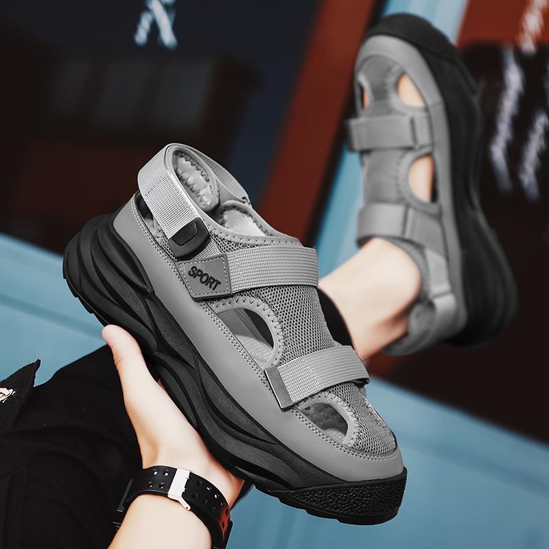 Men‘s Summer Sandals Casual Beach Sandals for Men Soft Comfortable Male Summer Shoes 39-44