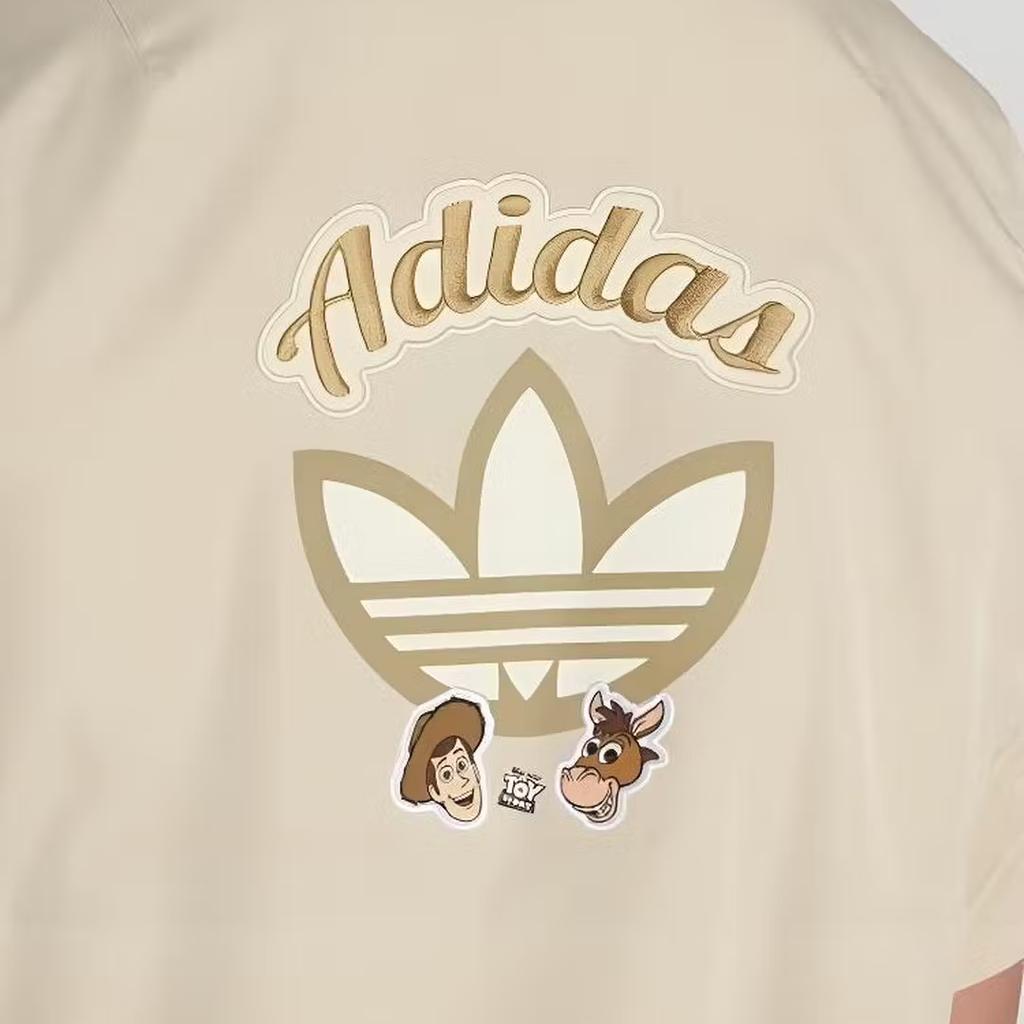 adidas Originals X Disney Collaboration Cotton Jacket FW25 Toy Story Hooded Warm Zip-Up Long Sleeve Kids Kids Jackets KS3161