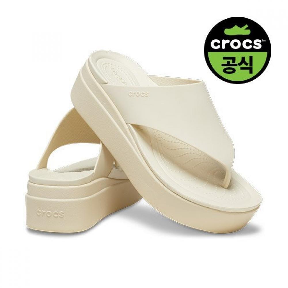 

CrocS Official Women S Brooklyn Flip Bone BONE(Z2Y2)/W8(250)