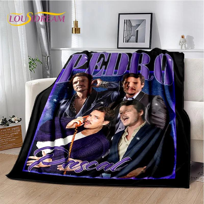 

29 Style Pedro Pascal Funny Printing Blanket,Soft Throw Blanket for Home Bedroom Bed Sofa Picnic Travel Office Cover Gifts Kids 75x90cm