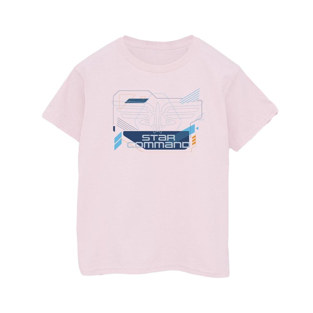 Disney Womens/Ladies Lightyear Star Command Icons Cotton Boyfriend T-Shirt