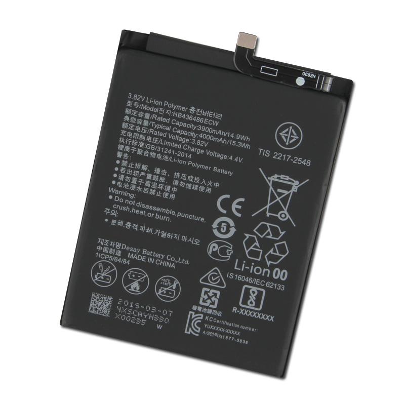 Rechargeable Lithium Battery For Huawei Mate 10 Mate X ALP-AL00 Mate10 Pro Mat RS P20 Pro Mate20 Mate 20 Nova5i HB436486ECW Phone Battery 4000mAh